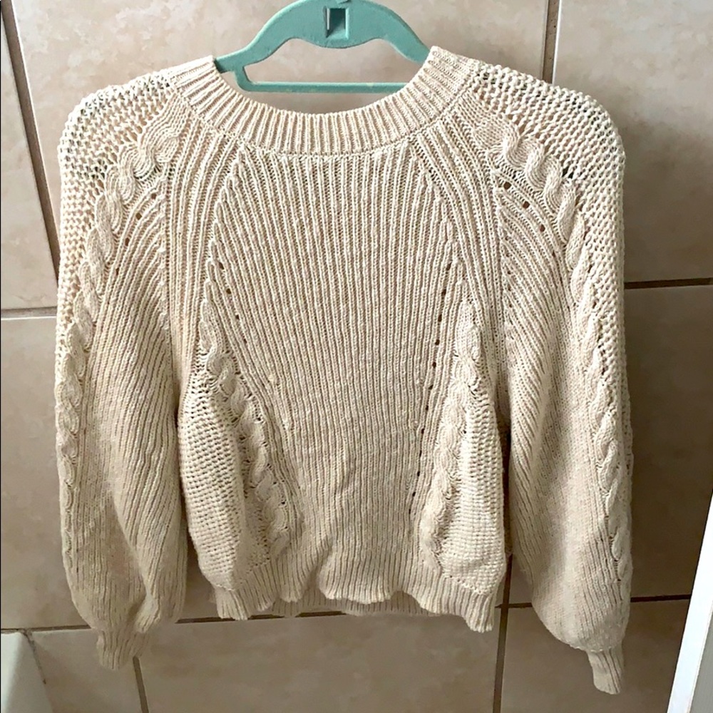 Cream colored sweater from American Eagle